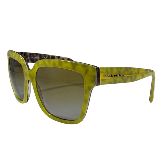 Dolce & Gabbana large square sunglasses leopard  DG4234 2884 2L 57 18 140 2N - Picture 1 of 8